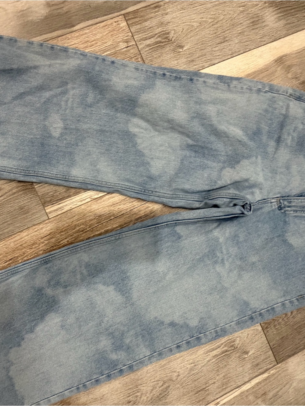 rag & bone Light Wash Tie-Dye Relaxed Jeans